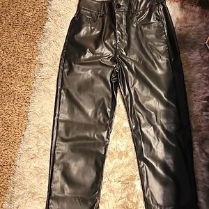 Faux Leather Pants Medium New Without Tags Never Worn